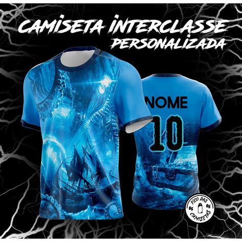 Camiseta de interclasse personalizada .